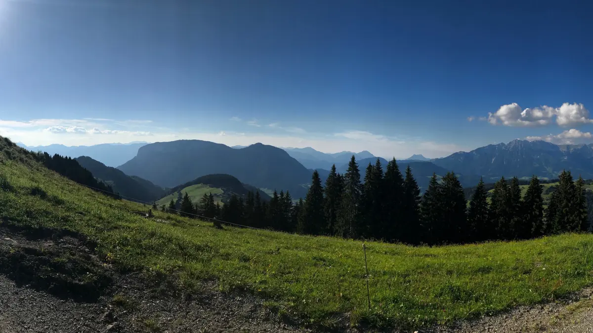 Soll View Of Polven And Wilder Kaiser From Hohe Salve